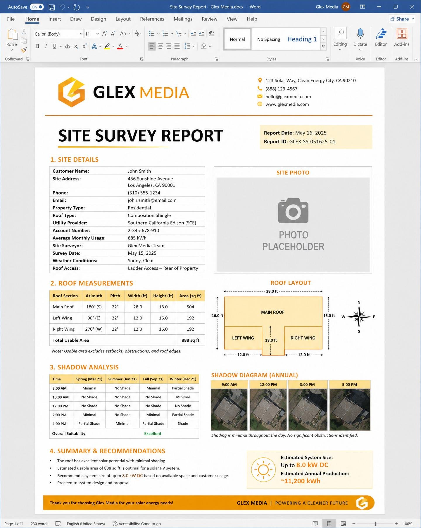 Site Survey Report